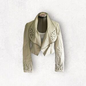 California Vintage Faux Leather Studded Jacket